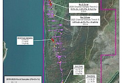 No.3 - No.1 Zones Sampling Results 2025